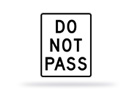 Do Not Pass Sign